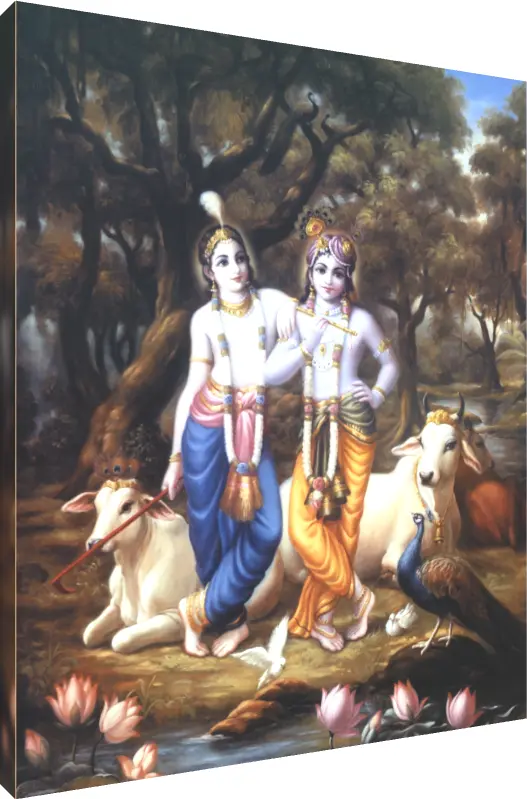 Traditional Indian Spiritual Art Canvas | PrintPosters.in