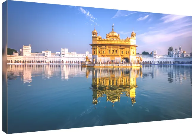 Spiritual Heart of Sikhism Golden Temple Canvas | PrintPosters.in