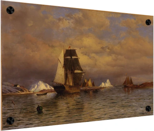 William Bradford Arctic Ships Classic — acrylic preview | PrintPosters.in