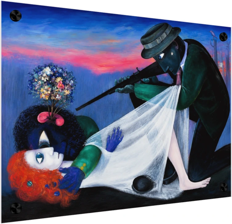 Surrealist Dreamscape Classic Canvas Print wall art print — acrylic preview | PrintPosters.in
