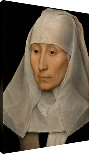 Portrait of an Old Woman Classic Canvas wall art print | PrintPosters.in
