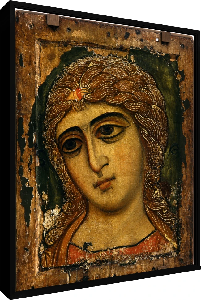Fayum Mummy Portrait Classic Canvas Print wall art print — floater frame preview | PrintPosters.in