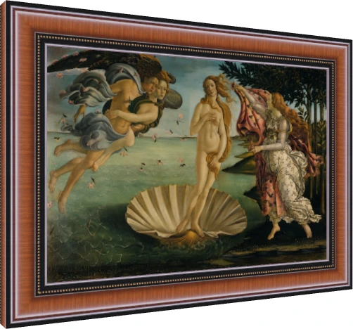 The Birth of Venus Classic Canvas Print wall art print — photo frame preview | PrintPosters.in