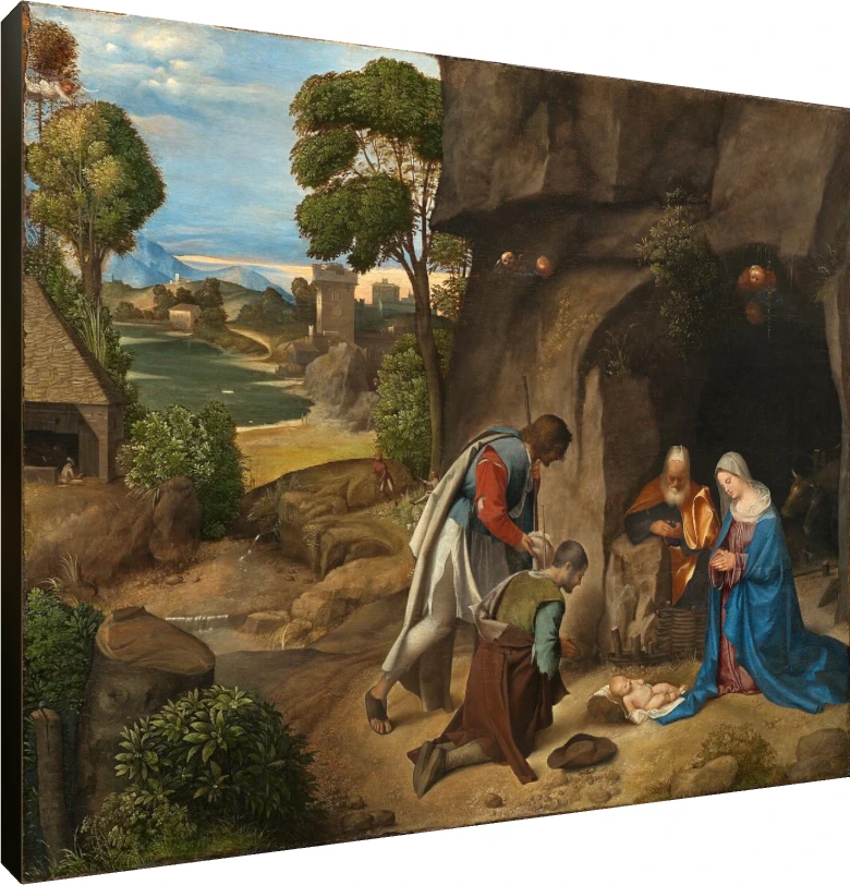 Adoration of the Shepherds Classic Canvas Print wall art print | PrintPosters.in