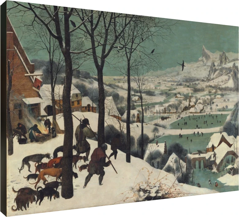 Hunters in the Snow Bruegel Canvas Print wall art print | PrintPosters.in