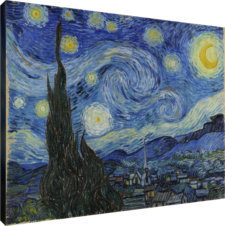 The Starry Night Van Gogh Canvas Print wall art print | PrintPosters.in