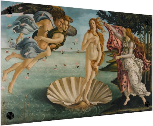 The Birth of Venus Classic Canvas Print wall art print — acrylic preview | PrintPosters.in
