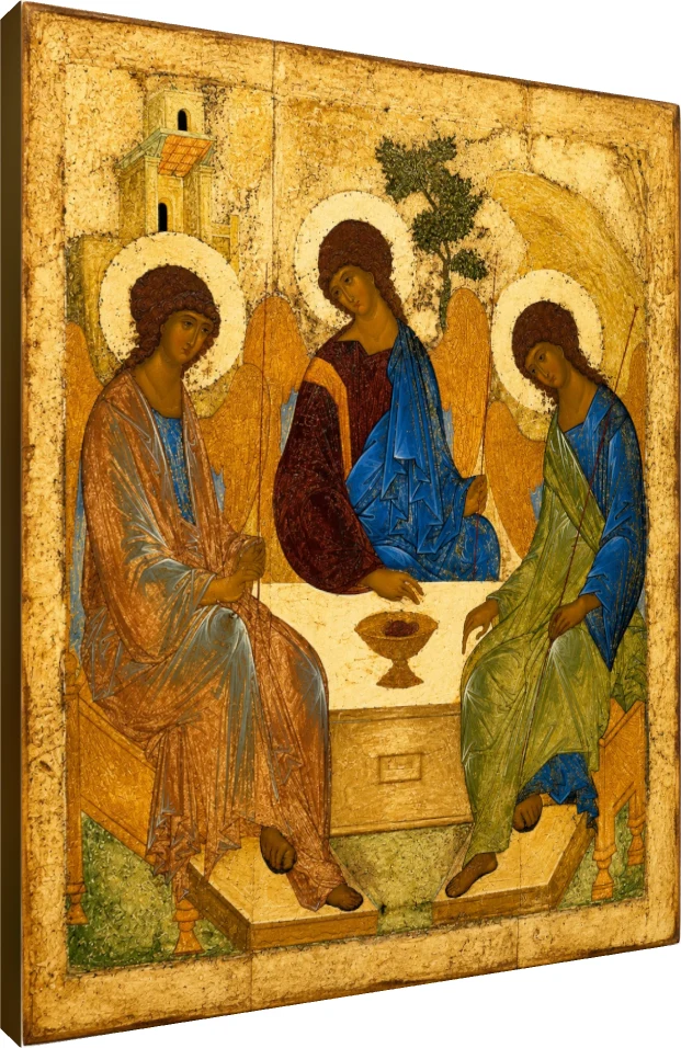 Holy Trinity Rublev Icon Canvas Print wall art print | PrintPosters.in