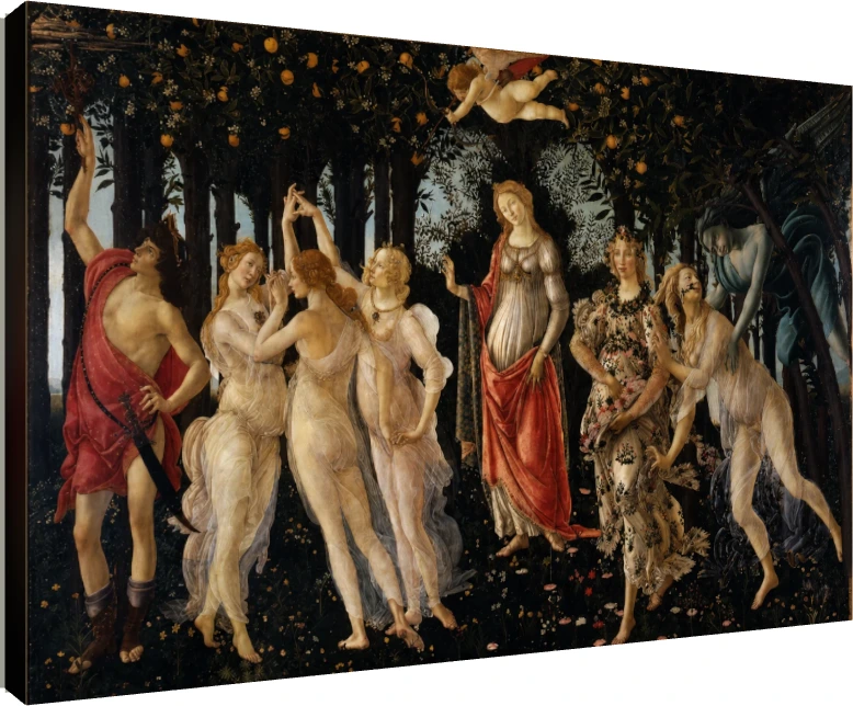 Primavera by Sandro Botticelli Canvas Print wall art print | PrintPosters.in