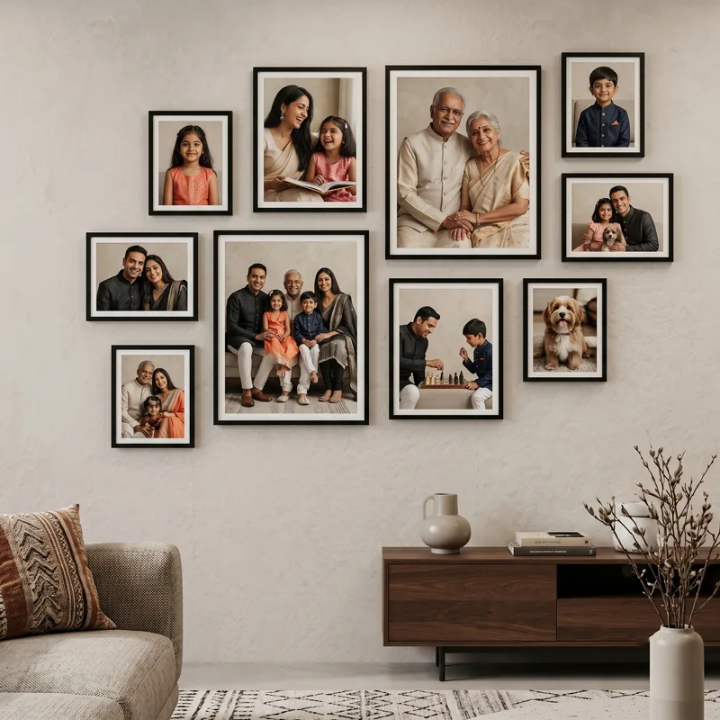 10 Piece Symmetry Gallery Wall Set photo frame bundle
