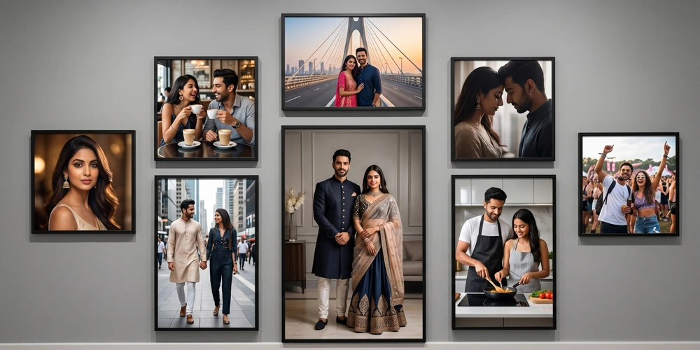 8 Multi Photo Frames photo frame bundle