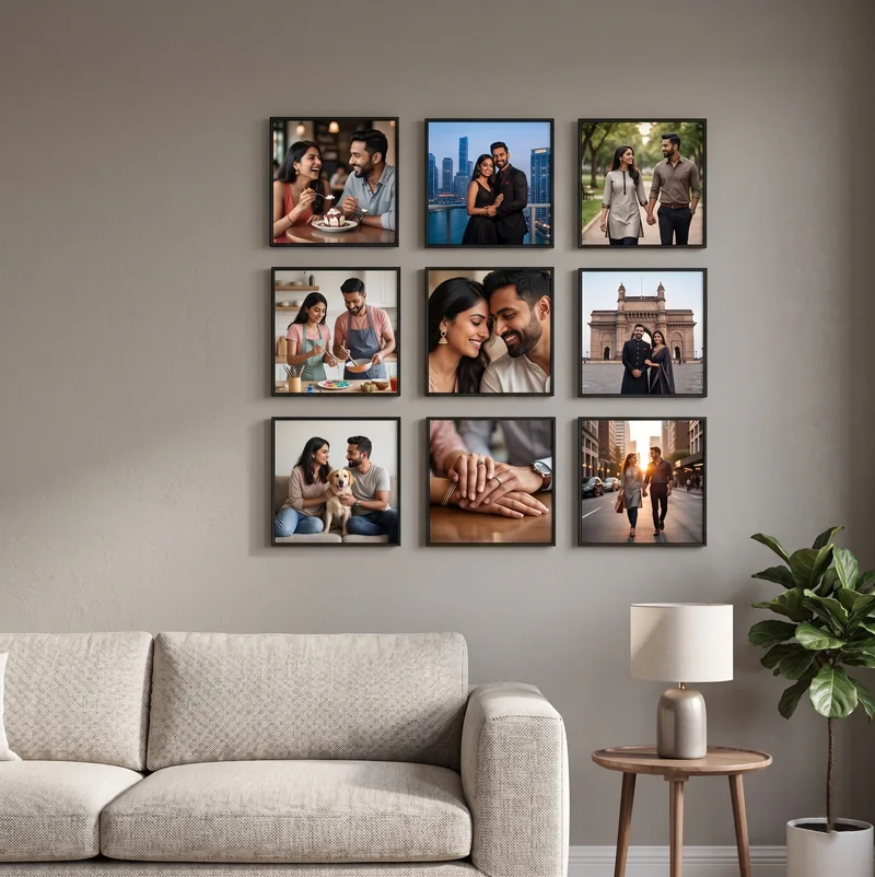 9 Photo Frame Office Gallery Wall Set photo frame bundle