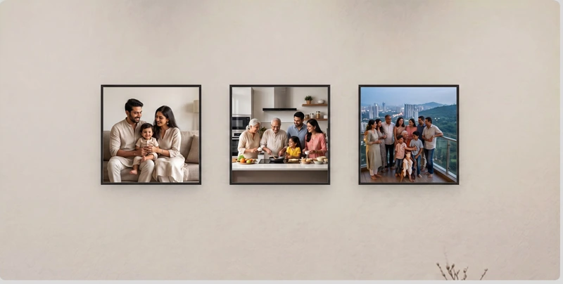 Triptych Classic photo frame bundle
